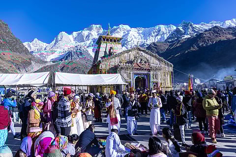 The Kedarnath temple is open to pilgrims from April to November every year