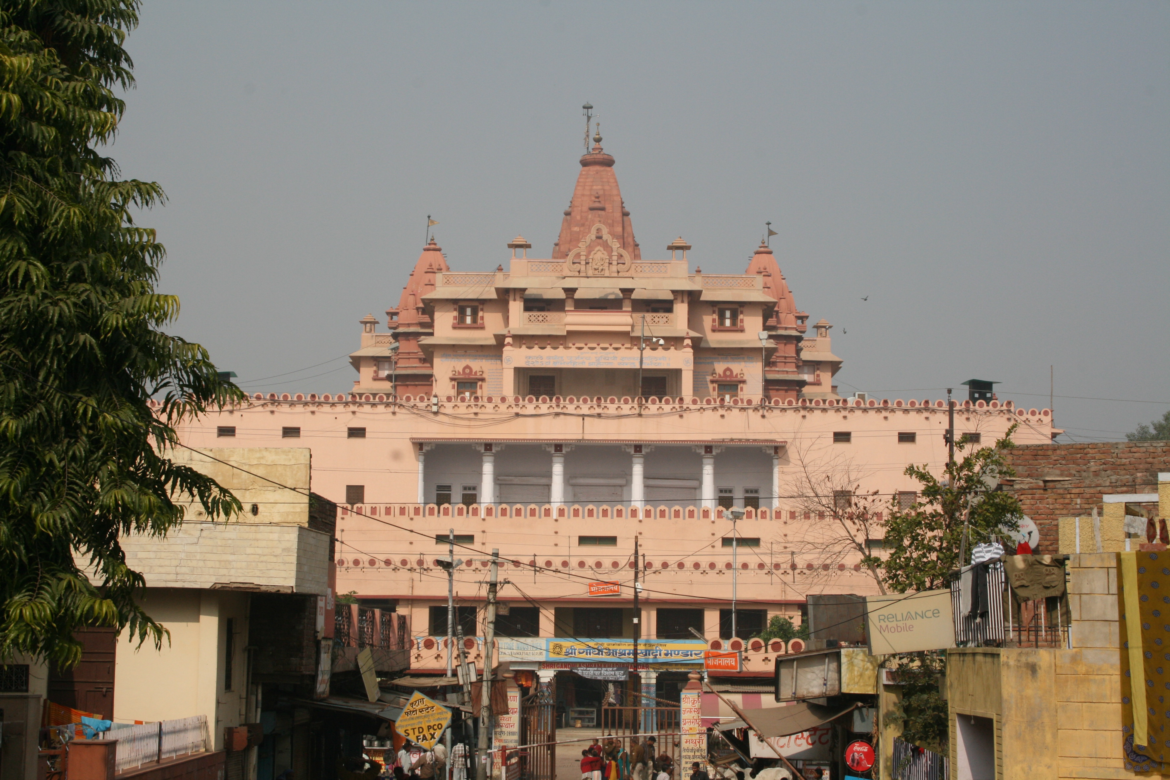 A view of the Janmasthan Temple