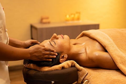 Therapists at the Radisson Resort Hatgad Saputara provide massages, manicures and pedicures