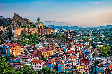 Shutterstock : Tbilisi is a city that wears its ancient heritage and modern aspirations with ease
