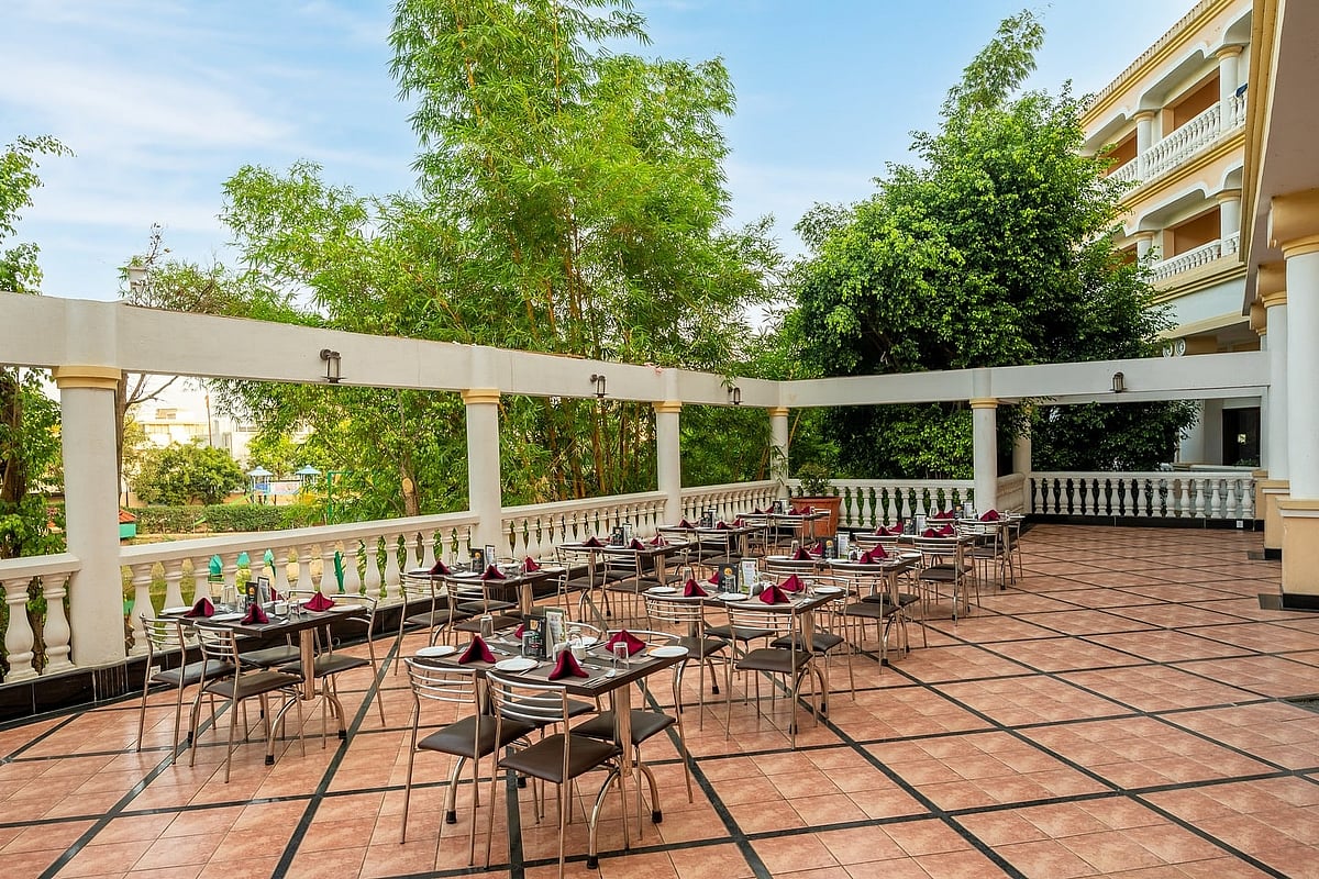The Patio is an open-air deck at The Lagoona Resort