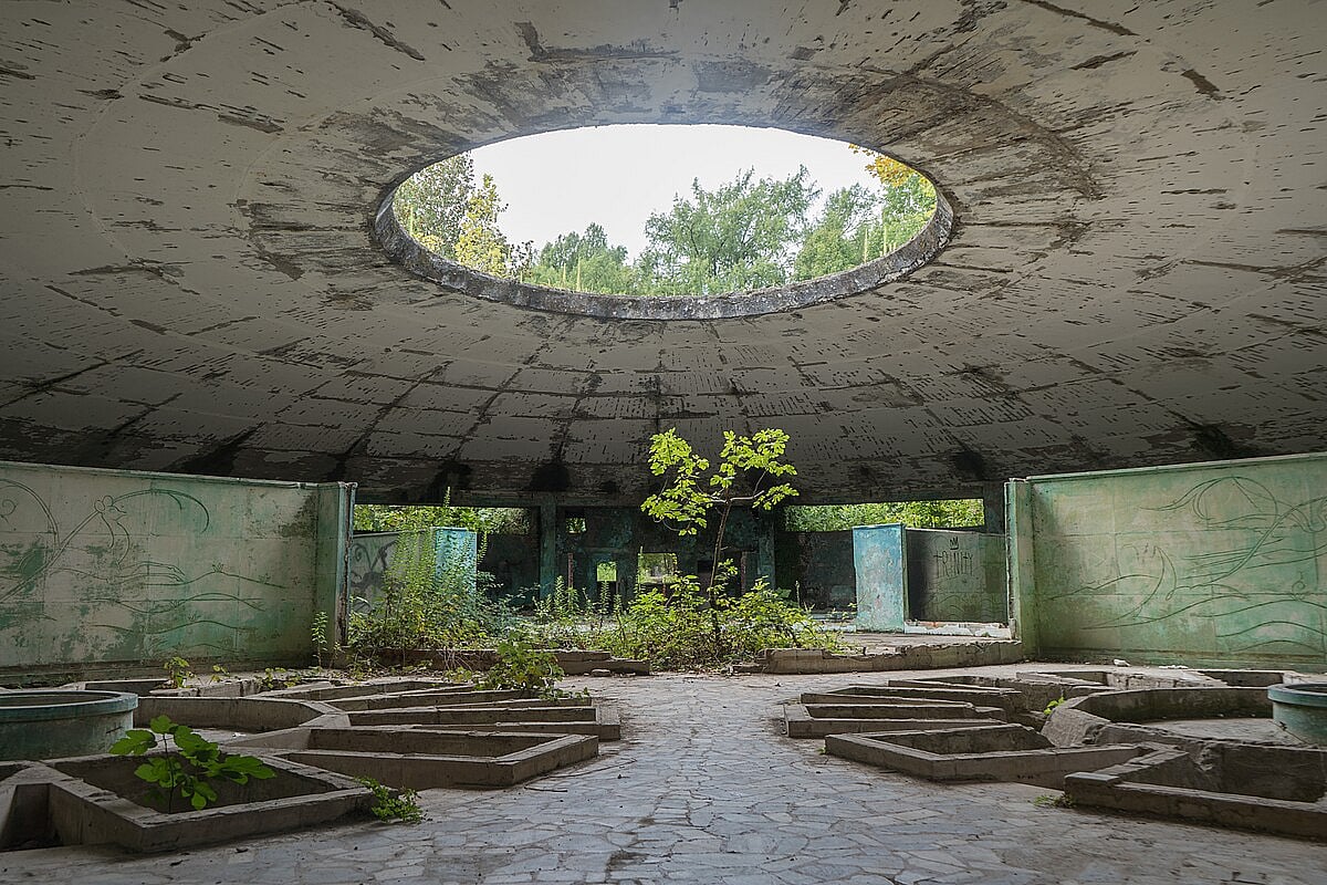 An bandoned bathhouse in Tskaltubo