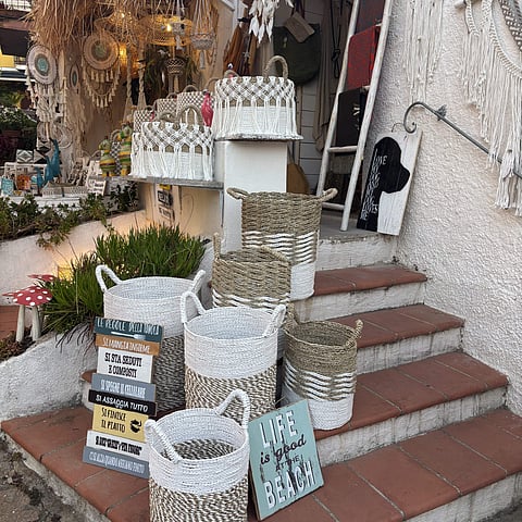 Sea-glass jewellery, linen stalls and the scent of mirto in the air at the San Teodoro night market