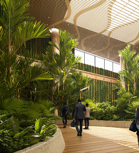 Designed with sustainability in mind, the terminal operates on solar power