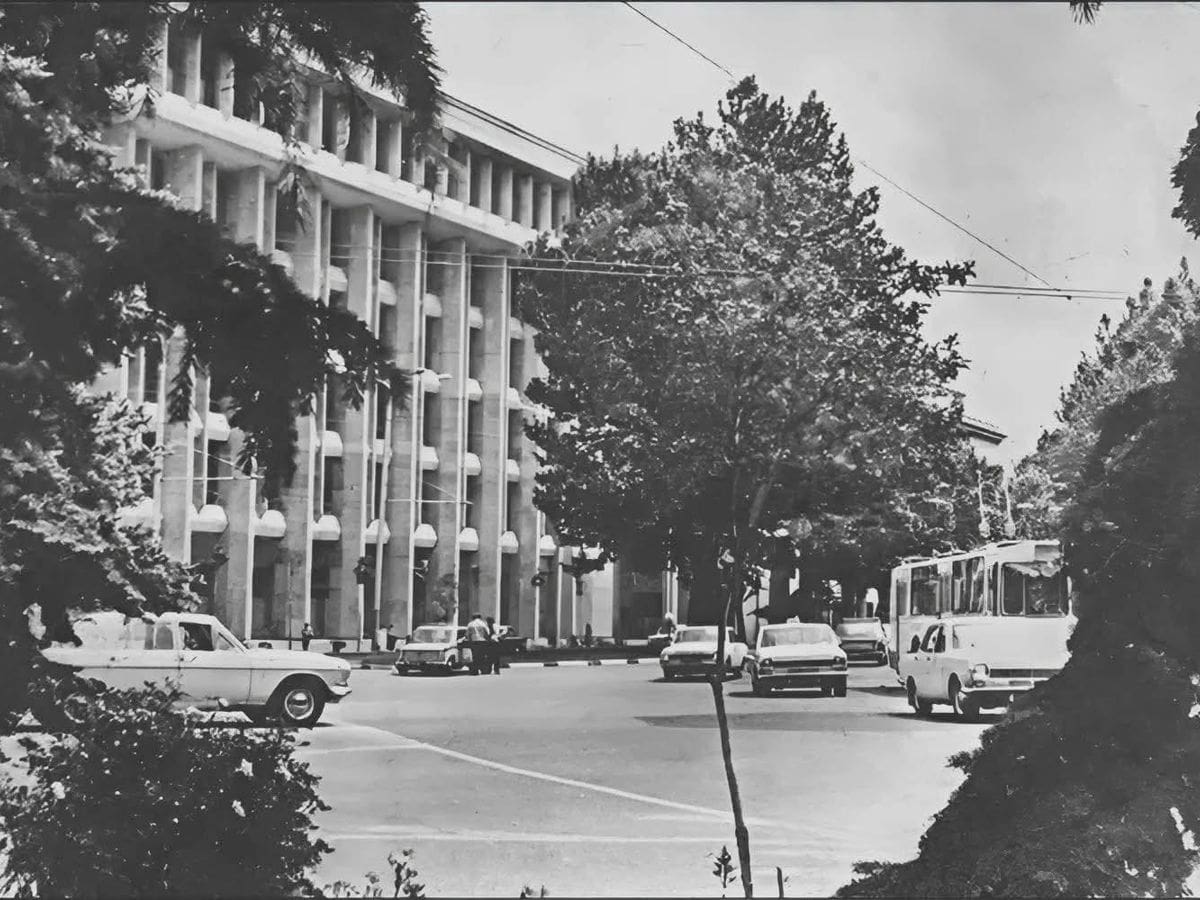 The former central post office of Tbilisi was a vital communication hub during the Soviet period in Georgia (1921-1991)