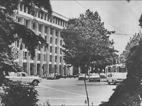 The former central post office of Tbilisi was a vital communication hub during the Soviet period in Georgia (1921-1991)