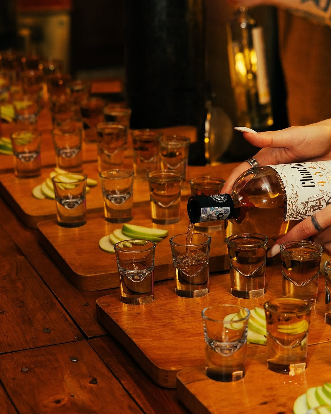 Chacha is a homemade grape spirit