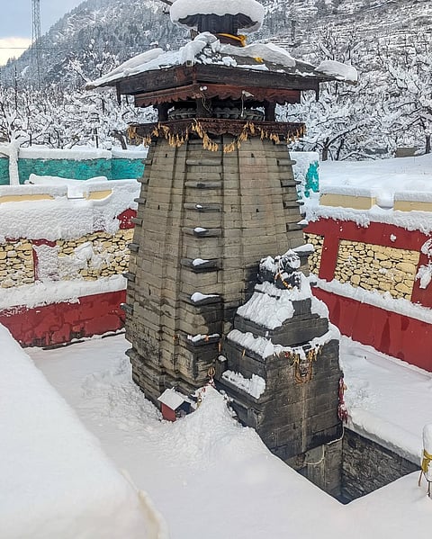 A shot of Kalp Kedar during winter
