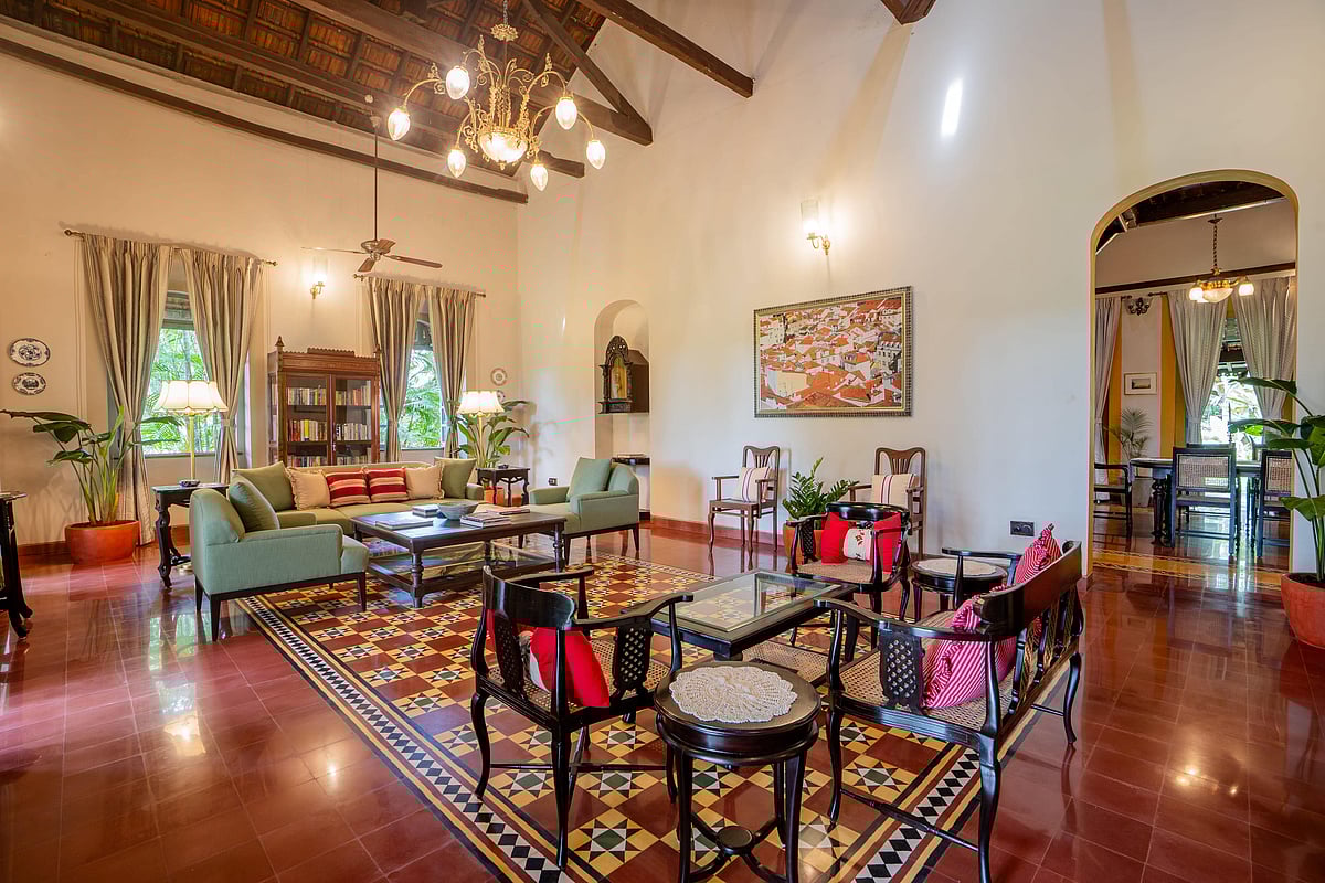 The CGH Earth Saha Mansão Curtorim is a 236-year-old Indo-Portuguese heritage mansion