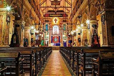 Shutterstock : The Santa Cruz Cathedral in Fort Kochi showcases Portuguese legacy