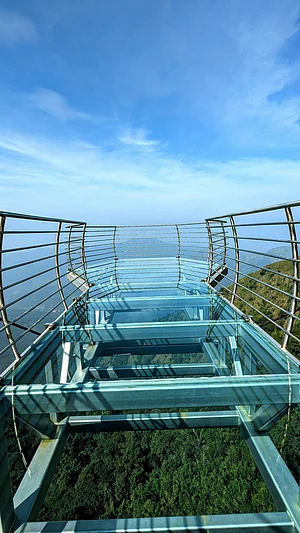 Shutterstock : The Vagamon Glass Bridge in Kerala