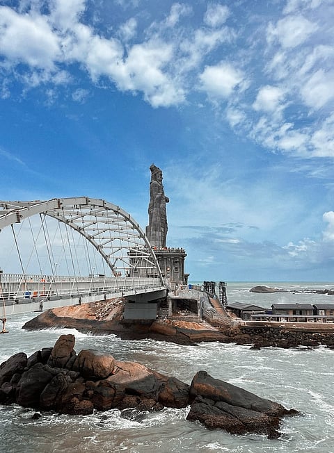 The Kanniyakumari Glass Bridge is India's first-ever glass bridge built over the sea