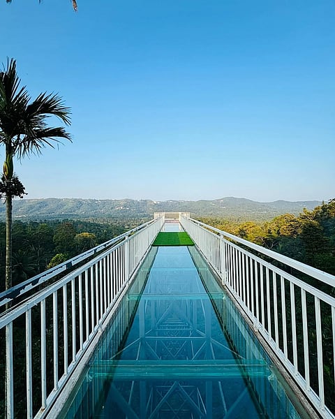 The Madikeri Skywalk Glass Bridge of Karnataka