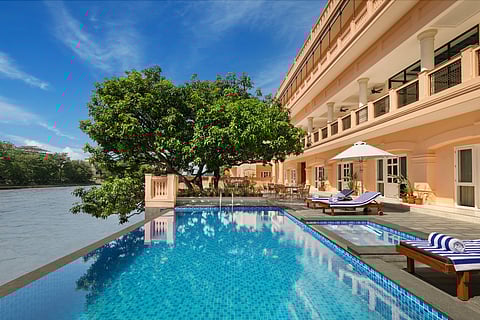 The Infinity Pool at Pilibhit House, Haridwar