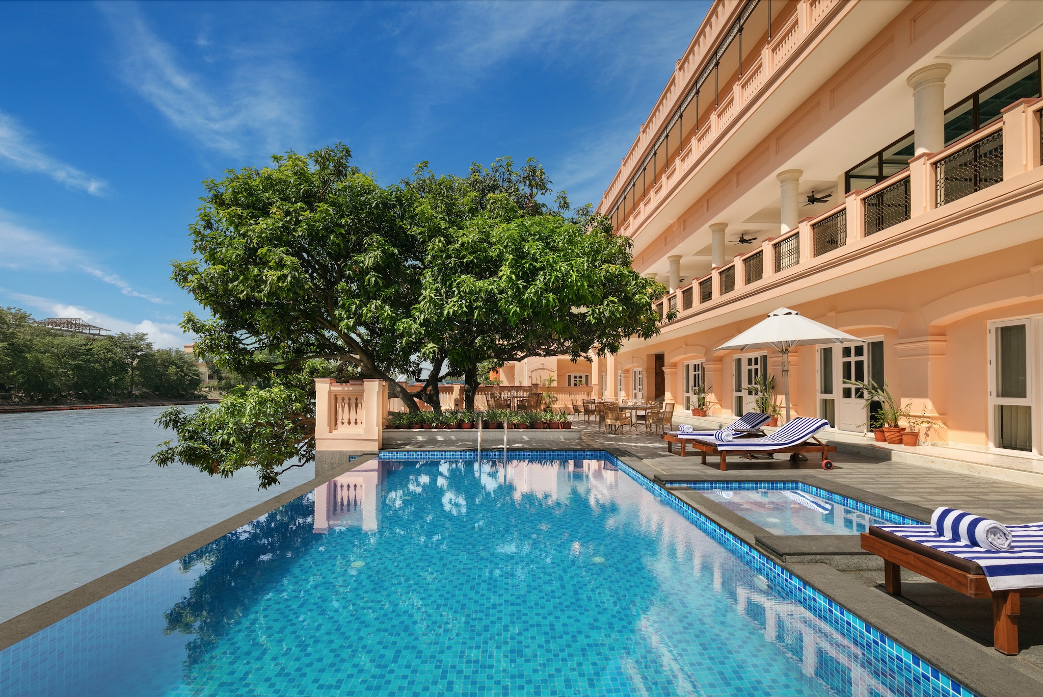 The Infinity Pool at Pilibhit House, Haridwar