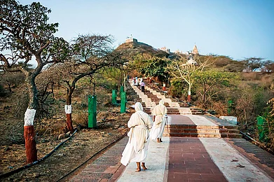Shutterstock : At 580 m, Shatrunjaya Hill is a complex of nearly 900 Jain temples