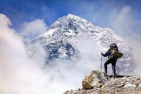 The policy comes alongside a proposed regulation that would require anyone attempting Everest (above) to first climb a peak over 7,000 metres in Nepal