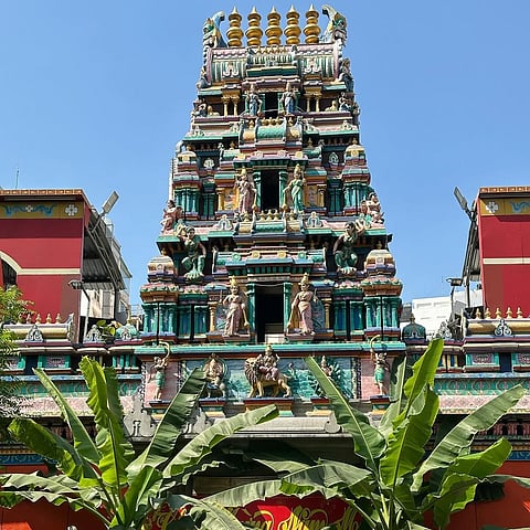 The Mariamman Temple's origins date back to the late 19th century