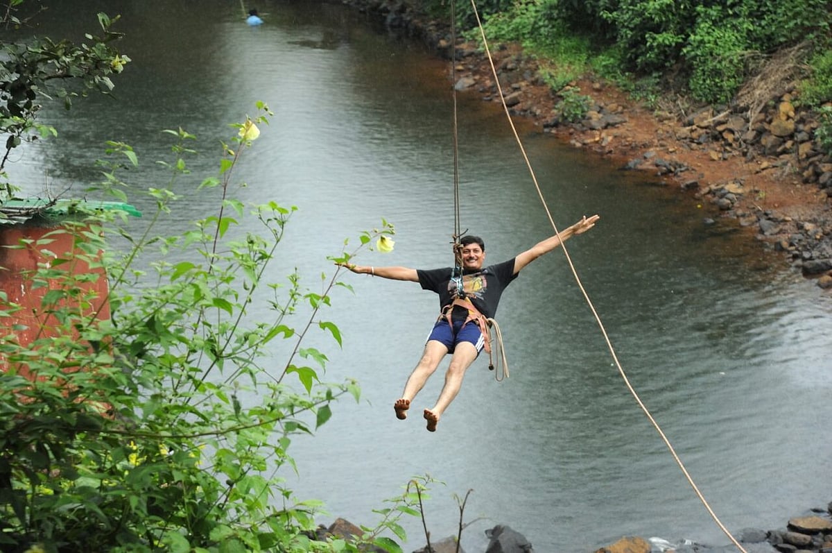 Kolad, located on the banks of the Kundalika River, is known as a hub for adventure travel