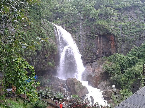 Shivathar Ghalai waterfall in Mahad taluka
