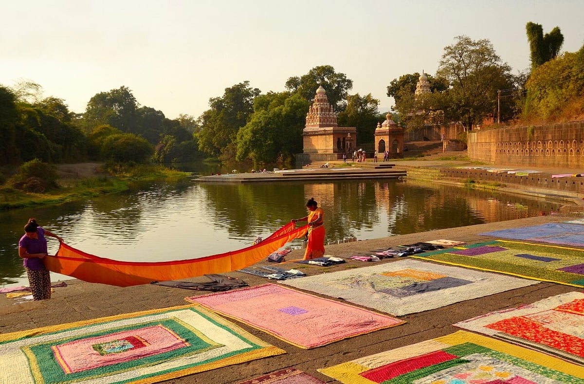 Wai is a culturally rich town on the banks of the Krishna River