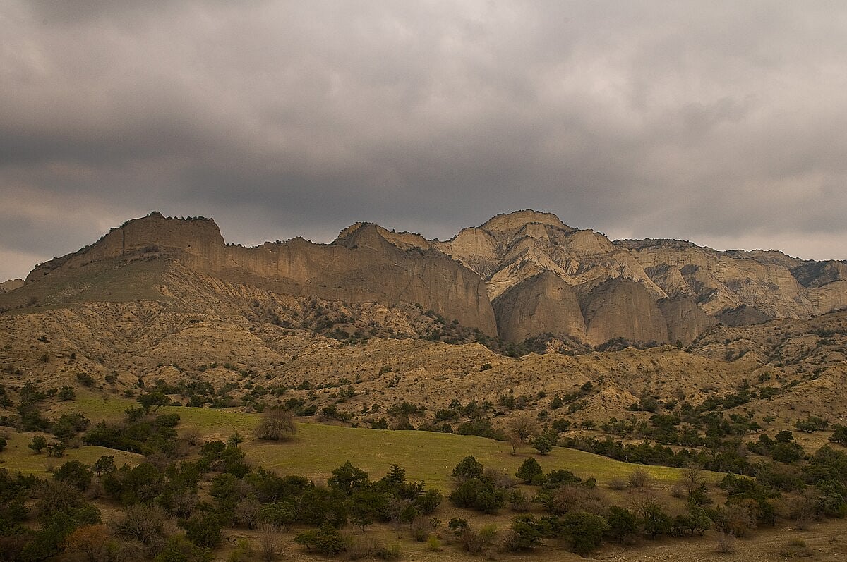 Alesilebi mountain in Vashlovani National Park