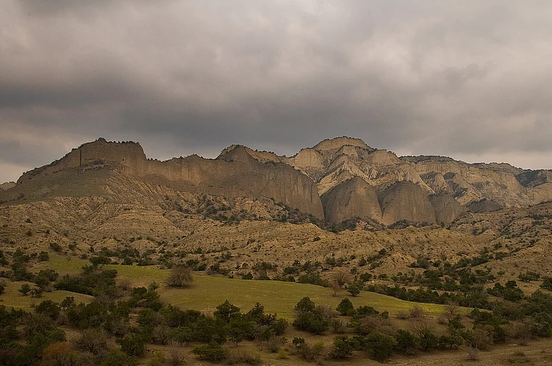 Alesilebi mountain in Vashlovani National Park
