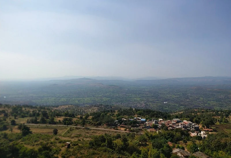 A view of the area around Panhala Fort