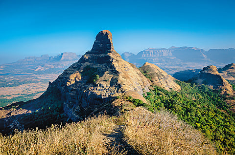 The trail to Ratangad fort
