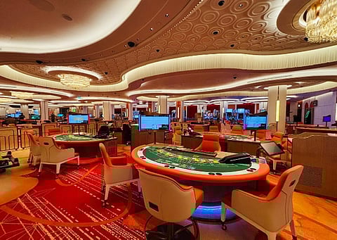 The casino and entertainment zone add a playful edge to a night out