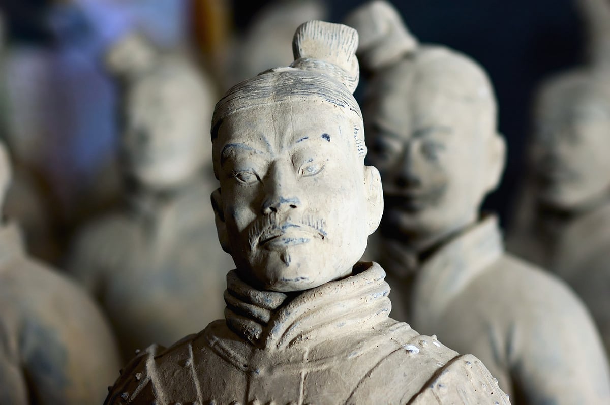 Close-up of a Terracotta Warrior