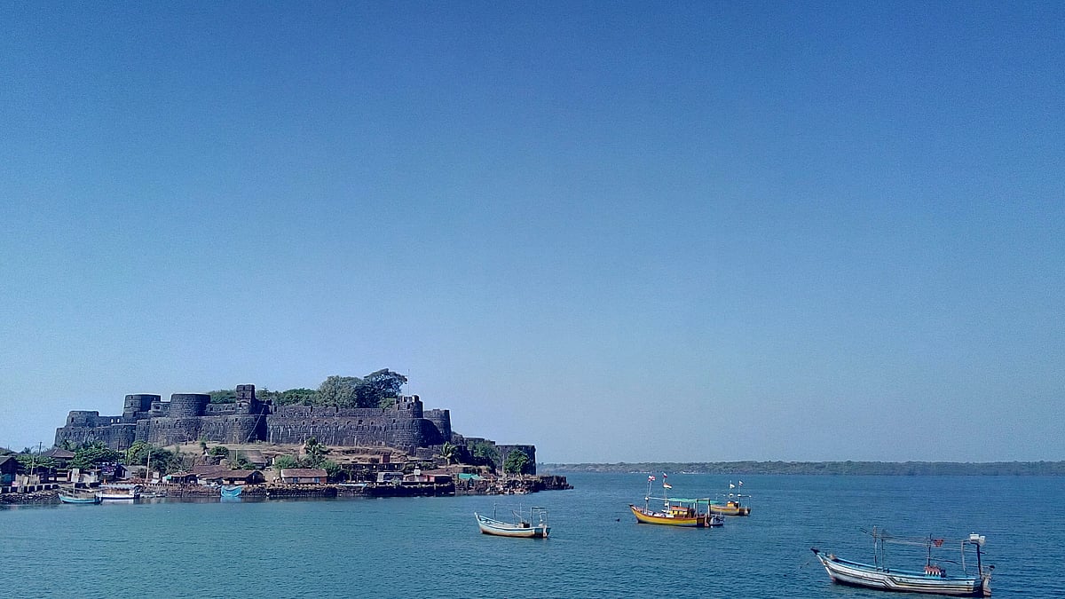 A view of Vijaydurg Fort