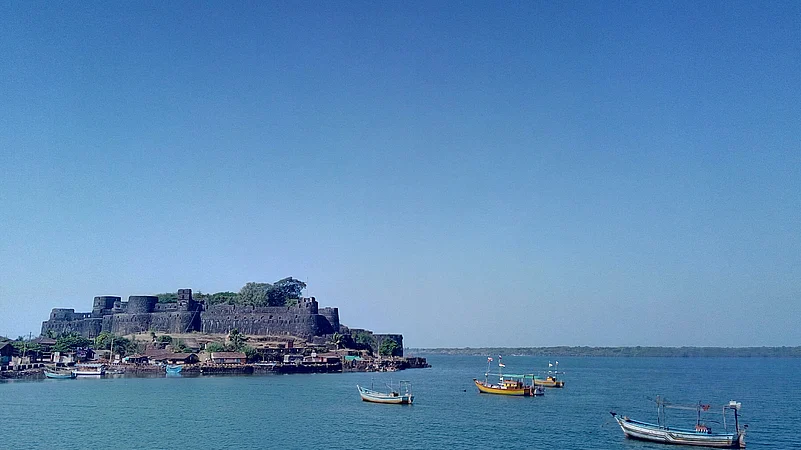A view of Vijaydurg Fort