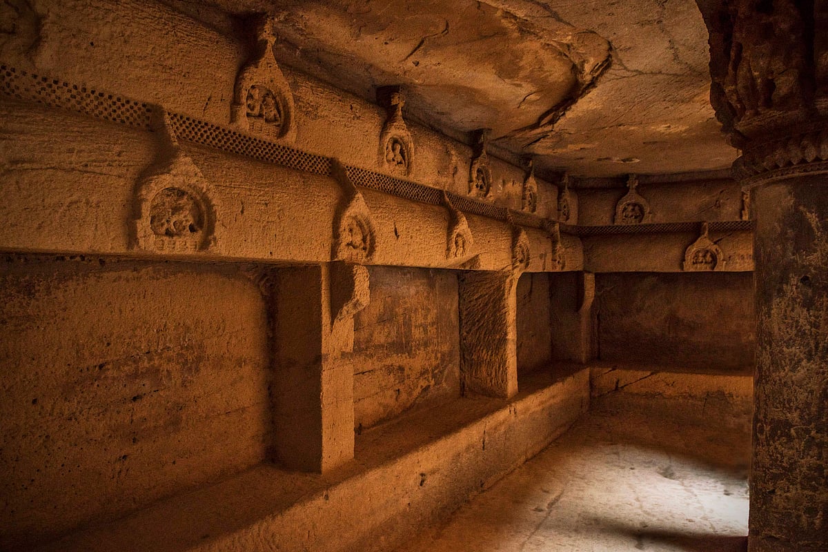 Buddhist Caves, Uparkot, Junagarh. – Image courtesy – Gujarat Tourism 