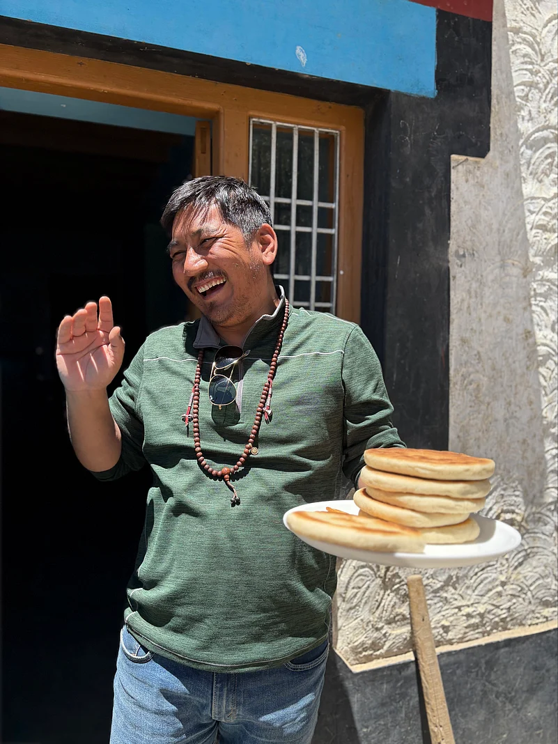 In a world that rushes, Norbu ji stays still - listening, healing, smiling.