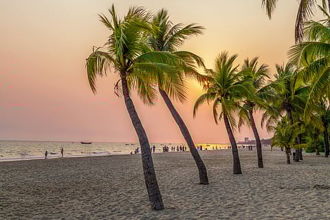 Sanya City on Hainan Island evacuated 20,000 residents as Typhoon Kajiki skirted its southern section