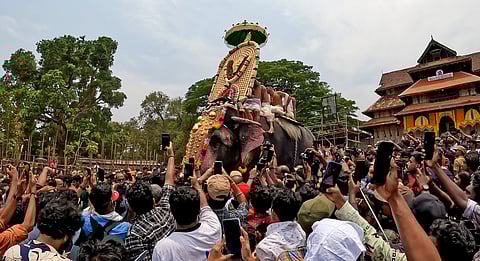 Travellers in north Kerala witness the vibrant Pootham performance