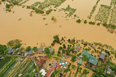 Flooding in Hà Nội after Typhoon Yagi hit Vietnam in 2024