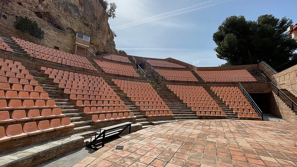Auditorio Muncipal is an open-air amphitheatre carved into stone