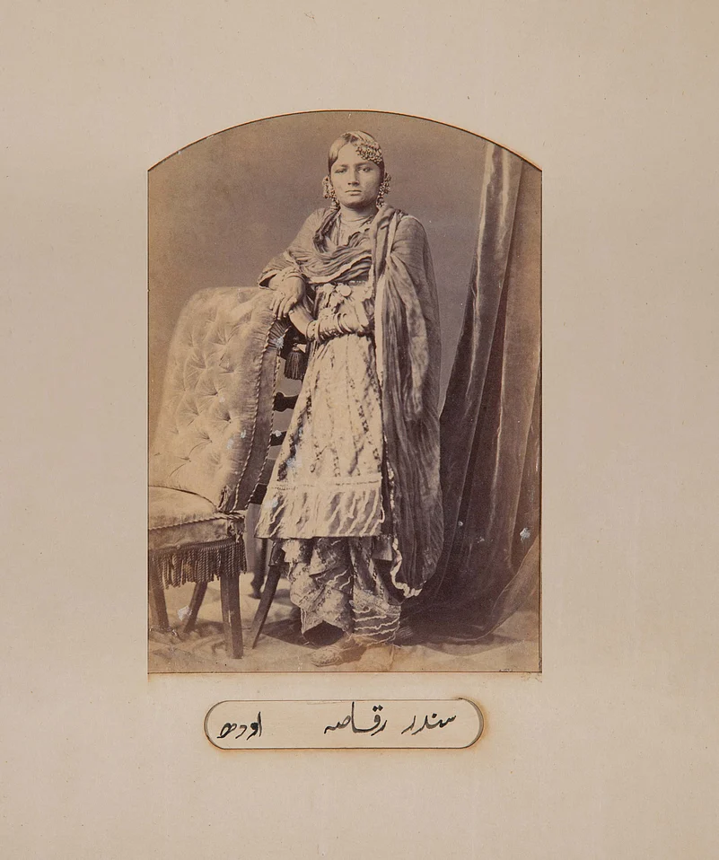 From Beauties of Lucknow 1870s by Darogah Abbas Ali