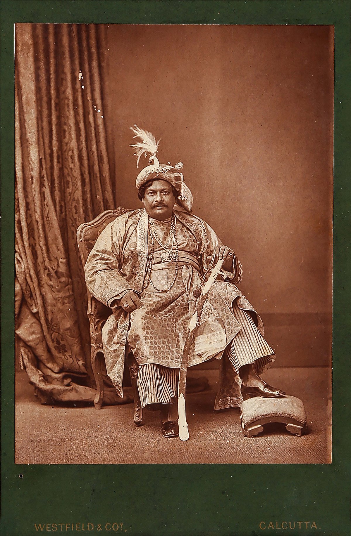 From ‘Carte de Visite’ portraits series, Bourne and Shepherd Studios