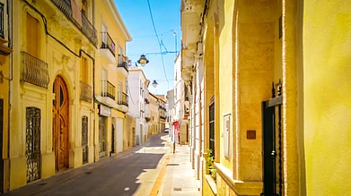 Shutterstock : Buñol is a town and municipality in the province of Valencia, Spain