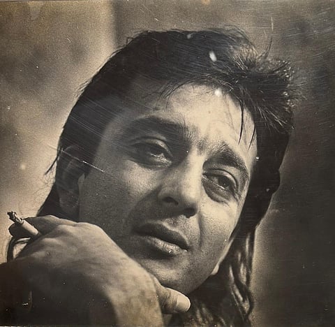 A shot of Sanjay Dutt smoking a cigarette by Pradeep Chandra