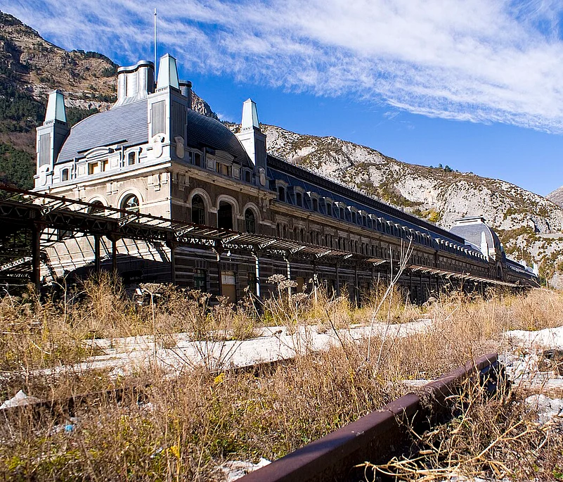 Opened in 1928, Canfranc International Station was envisioned as a grand link between Spain and France