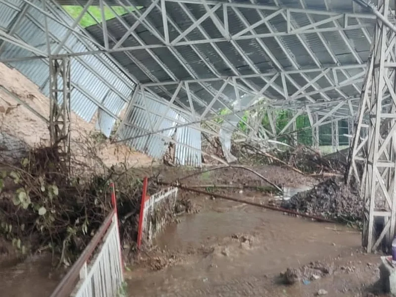 A landslide struck the Mata Vaishno Devi Yatra track in Katra in August 2025