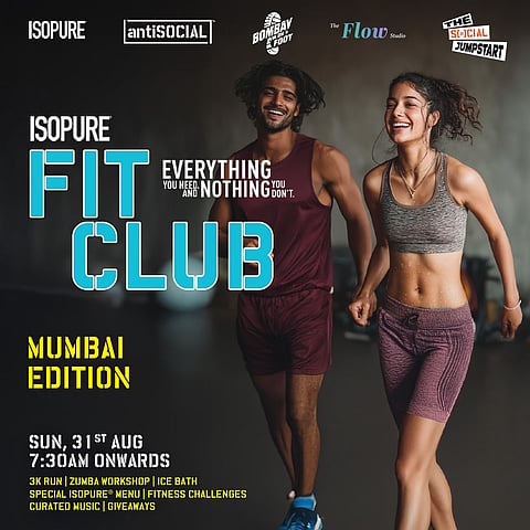 The “ISOPURE Fit-Club” will pump up your energy with a morning 3K community run, a fitness challenge, a Zumba session and a DJ set