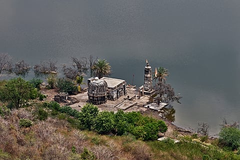 Temple at the lake