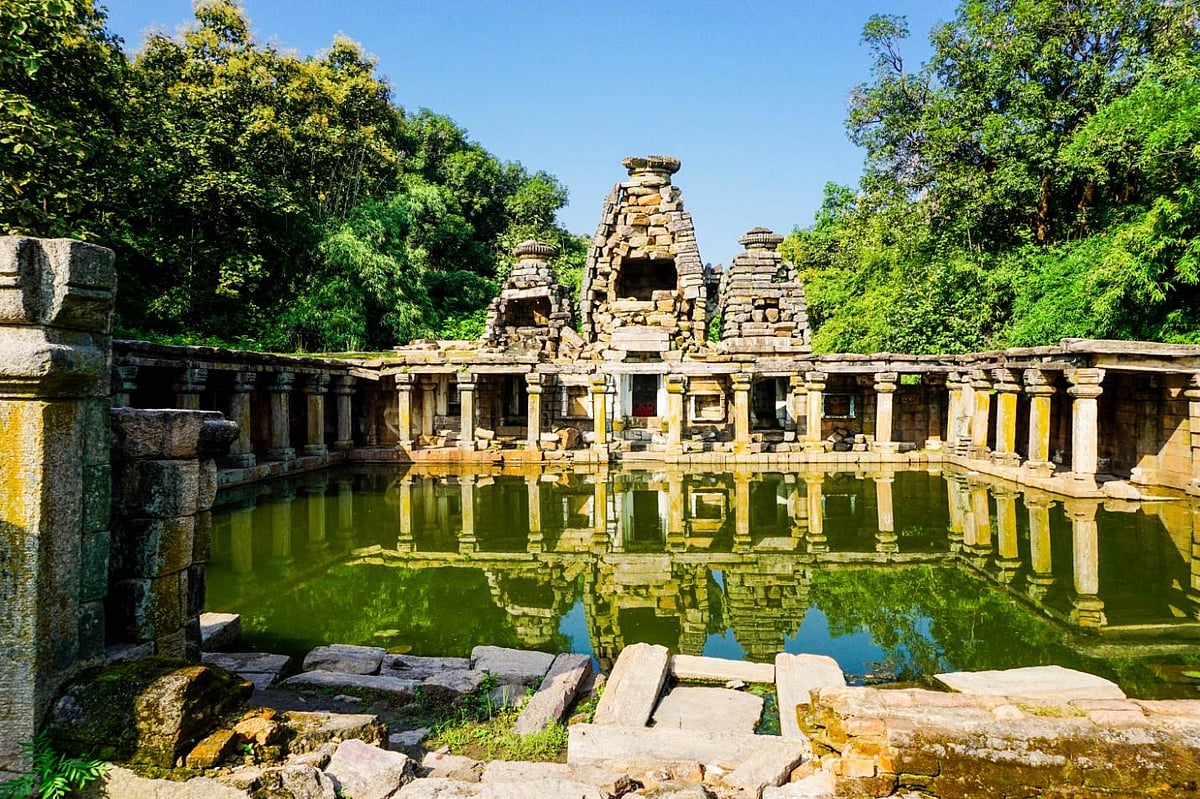 Locals say the water level in the 1,200-year-old Karpur Baoli has never gone down