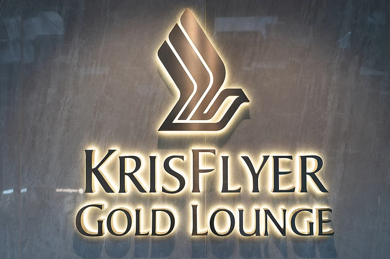 A KrisFlyer Gold Lounge at Singapore Changi Airport