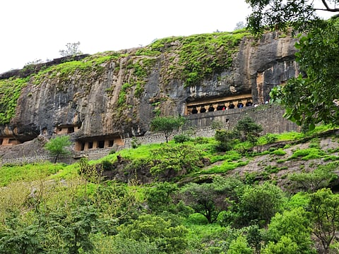 The Lenyadri caves, sometimes called Ganesa Lena or Ganesh Pahar Caves, were carved between the 1st and 3rd century AD